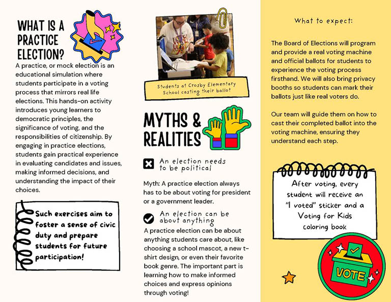 Practice Election Flyer Page 2