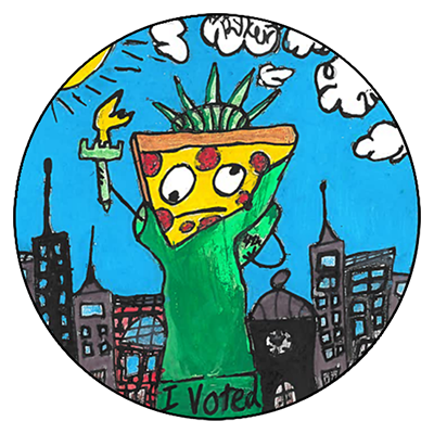 I Voted Sticker Contest Winner 2025